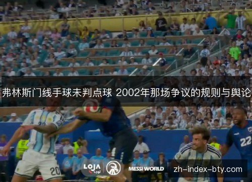 弗林斯门线手球未判点球 2002年那场争议的规则与舆论 弗林斯门线手球未判点球 2002年那场争议的规则与舆论